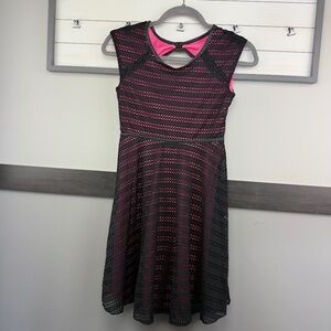 SPEECHLESS sleeveless a-line midi dress keyhole tie on back girls size 12